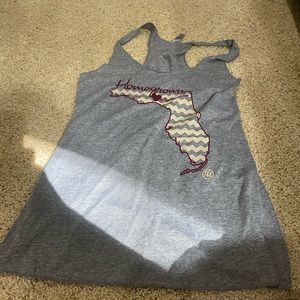 FSU- Florida State University large grey tank